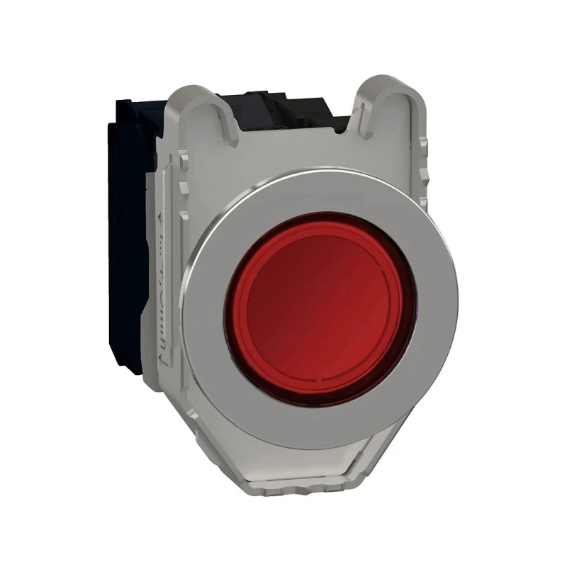 Schneider Electric Harmony XB4 Series Illuminated Push Button Switch, Spring Return, Panel Mount, 30 mm Cutout XB4FW34M5