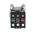 Schneider Electric Harmony XB4 Illuminated Push Button Switch, Spring Return, Panel Mount, Blue LED, 30 mm Cutout XB4FW36M5
