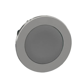 Schneider Electric Harmony XB4 Series Grey Momentary Push Button Head, 30 mm Cutout, Metal, IP69K/IP67/IP66 ZB4FA8