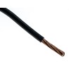 RS PRO H07V-R Series Black Hook Up Wire, Polyvinyl Chloride, 7 x 1.7mm Core Strands, 50m Reel, 750V, 185-3916