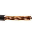 RS PRO H07V-R Series Black Hook Up Wire, Polyvinyl Chloride, 7 x 1.7mm Core Strands, 50m Reel, 750V, 185-3916