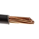 RS PRO H07V-R Series Black Hook Up Wire, 7 x 2.52 mm Strands, 750V AC, 50m, Polyvinyl Chloride 185-3932
