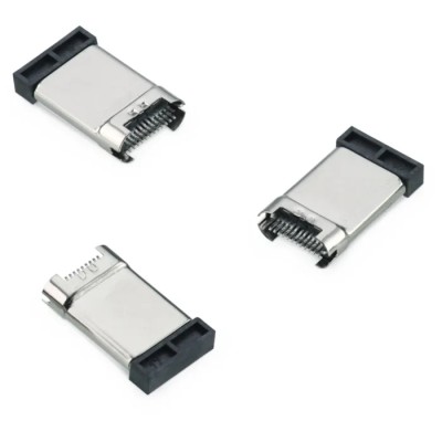 Wurth Elektronik USB Type C Straight Surface Male Connector, USB 3.1, 1 Port, 5A, 100V, Solder Termination 632712000112