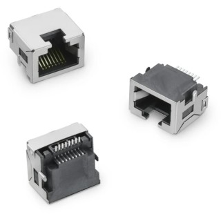 Wurth Elektronik WR-MJ Series RJ45 Connector , Nickel Plated Brass Shield, Horizontal, 1 Port, 8 Way