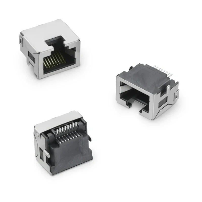 Wurth Elektronik WR-MJ Series RJ45 Connector , Nickel Plated Brass Shield, Horizontal, 1 Port, 8 Way