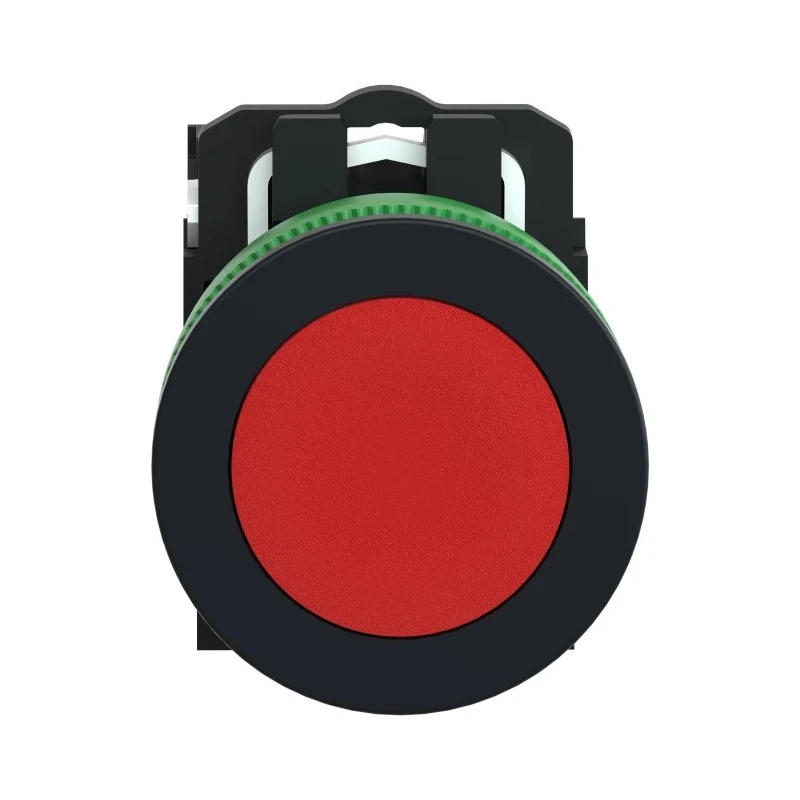 Schneider Electric XB5 Series Push Button Switch, Spring Return, Panel Mount, 30 mm Cutout, SPST, Red LED, IP69 XB5FA42