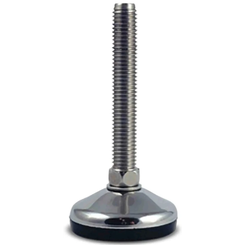 RS PRO Adjustable Foot M16 80mm Dia Stainless Steel 1000kg 10° Tilt 185-4520