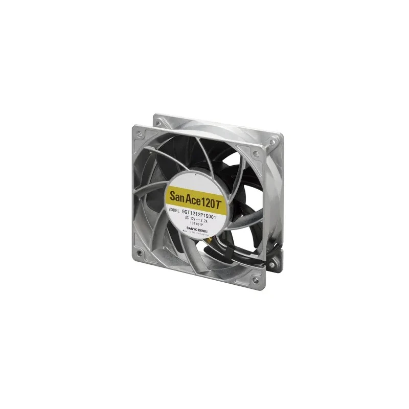 Sanyo Denki San Ace 9GT Series Axial Fan 12V DC 6 m³/min 26.4 W 2.2 A Max 120×120×38 mm Ball Bearing 9GT1212P1S001