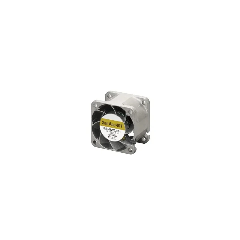 Sanyo Denki Axial Fan 9GT0412P3J001, 12V DC, 3.7W, 310mA, 0.52 m³/min, 11700rpm, 40x40x28mm
