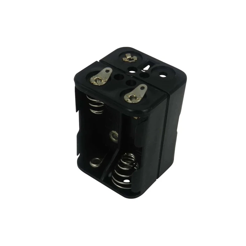 RS PRO N Battery Holder for 4 N Cells, Polypropylene, Snap-in Mount, Solder Tag, 38.2 x 28.2 mm 185-4755