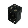 RS PRO N Battery Holder for 4 N Cells, Polypropylene, Snap-in Mount, Solder Tag, 38.2 x 28.2 mm 185-4755