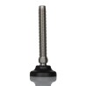 RS PRO M12 Adjustable Foot, Stainless Steel, 40 mm Diameter, 1000 kg Static Load, 30° Tilt, 185-4507