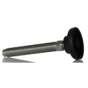 RS PRO M12 Adjustable Foot, Stainless Steel, 40 mm Diameter, 1000 kg Static Load, 30° Tilt, 185-4507