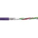 Igus chainflex CFBUS.PUR Data Cable, 4 Cores, 0.5mm², 20 AWG, Screened, 25m, Polyurethane Sheath, Purple CFBUS.PUR.022