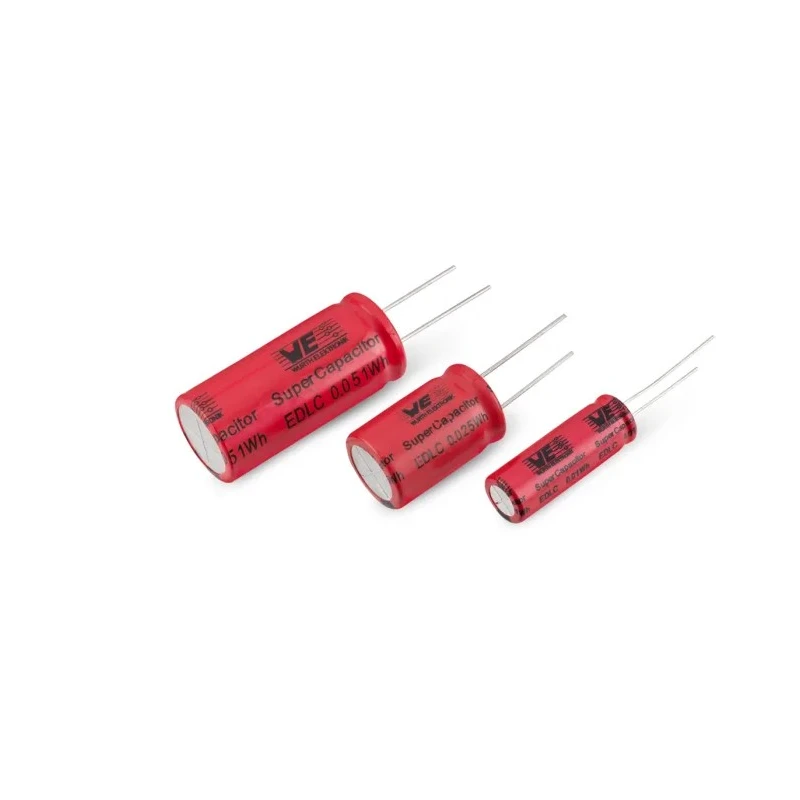 Wurth Elektronik 50 F Supercapacitor, 2.7V DC, Through Hole, -10 to 30 Percent Tolerance, WCAP-STSC 850617022002