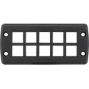 RS PRO Cable Gland Kit Black RAL 9005, 5 Pieces, Frame & Adjustable Inlays, IP66 185-6071