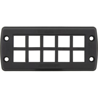 RS PRO Cable Gland Kit Black RAL 9005, 5 Pieces, Frame & Adjustable Inlays, IP66 185-6071