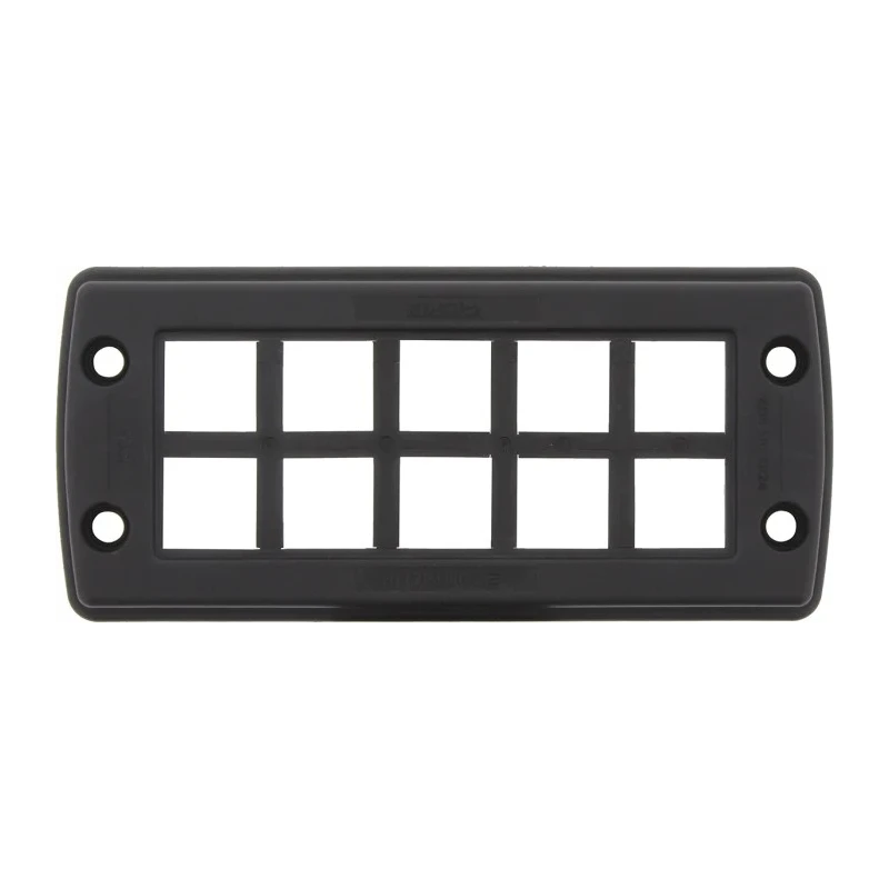 RS PRO Cable Gland Kit Black RAL 9005, 5 Pieces, Frame & Adjustable Inlays, IP66 185-6071