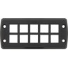 RS PRO Cable Gland Kit Black RAL 9005, 5 Pieces, Frame & Adjustable Inlays, IP66 185-6071
