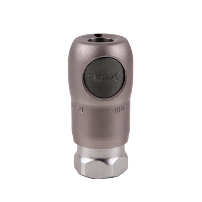 Staubli ? Fluid Connectors Stainless Steel Safety Quick Connect Coupling, 1/2 in Female G, 16 bar RSI06.1103