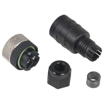 Telemecanique Sensors Circular Connector, 3 Contacts, Cable Socket, Female, IP67, Plastic Housing, 250V AC, XZCC20FDM30B