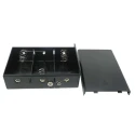 RS PRO Battery Holder for 3 D-Size Cells, Polypropylene, Snap-in Mount, Spring Terminals 185-4725
