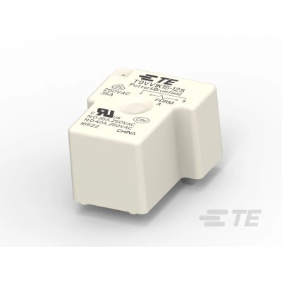 TE Connectivity PCB Power Relay 12V DC Coil, 40A, SPST, Solder Terminal, T9V Series 2027395-5
