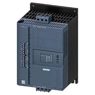 Siemens Soft Starter 3RW5217-1AC04, 480V AC, 30 kW, 3 Phase, Screw Mount, IP00