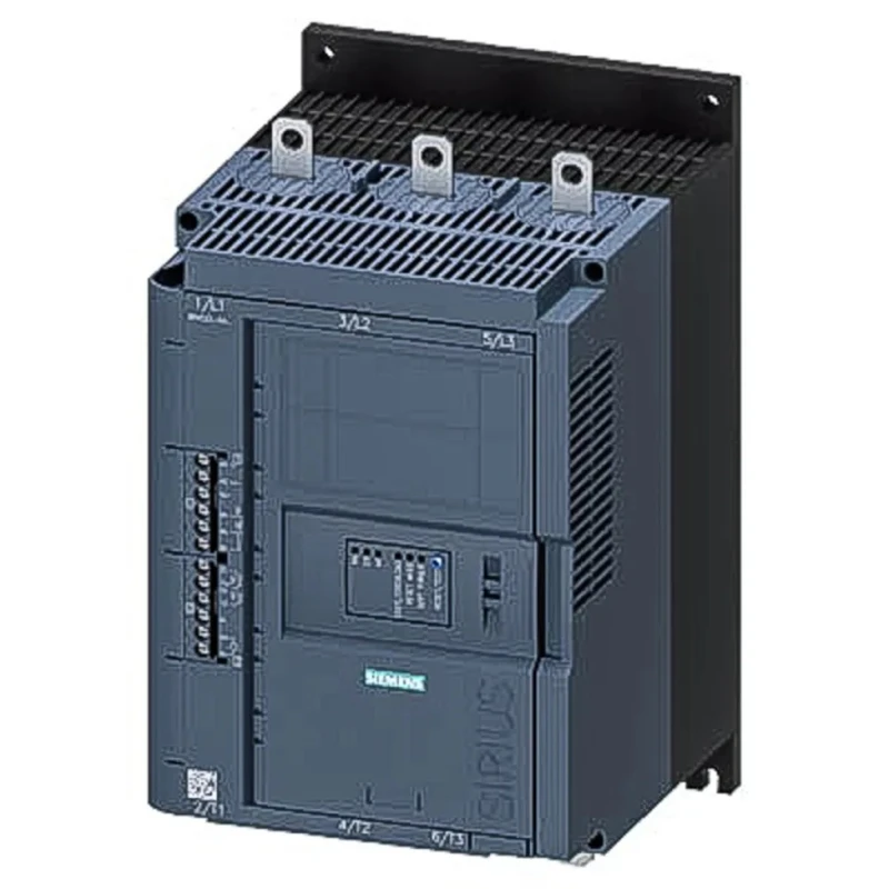Siemens Soft Starter 480V AC, 132 kW, 3 Phase, Screw Mount, IP00, 185mm x 203mm x 305.6mm 3RW5235-6AC14