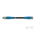 TE Connectivity Sensor Actuator Cable, 3 Way Straight Male/Female, 5000 mm, PVC Jacket, IP67, 60V T4062113003-005