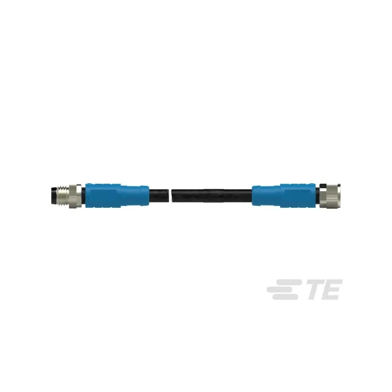 TE Connectivity Sensor Actuator Cable, 3 Way Straight Male/Female, 5000 mm, PVC Jacket, IP67, 60V T4062113003-005