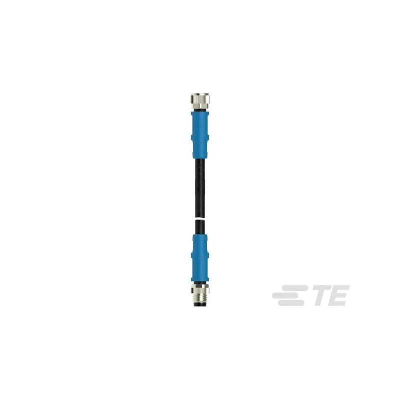 TE Connectivity Sensor Actuator Cable, 3 Way Straight Male/Female, 5000 mm, PVC Jacket, IP67, 60V T4062113003-005