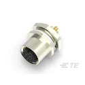 TE Connectivity Circular Connector, 12 Contacts, Socket, Female, M12, IP67, Front Mount, Angled, 1.5A, 30V T4133012121-000