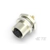 TE Connectivity Circular Connector, 12 Contacts, Socket, Female, M12, IP67, Front Mount, Angled, 1.5A, 30V T4133012121-000