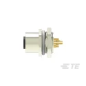 TE Connectivity Circular Connector, 12 Contacts, Socket, Female, M12, IP67, Front Mount, Angled, 1.5A, 30V T4133012121-000