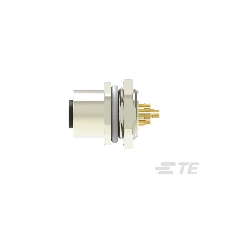 TE Connectivity Circular Connector, 12 Contacts, Socket, Female, M12, IP67, Front Mount, Angled, 1.5A, 30V T4133012121-000