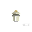 TE Connectivity Circular Connector, 8 Contacts, Female Socket, M12, Angled, Front Mount, IP67, Nylon Body T4133012081-000