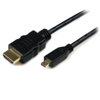 StarTech.com 2 m 4K 30Hz HDMI Cable Male HDMI to Male Micro HDMI, HDMI 1.4, Black HDADMM2M