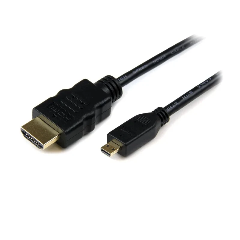 StarTech.com 2 m 4K 30Hz HDMI Cable Male HDMI to Male Micro HDMI, HDMI 1.4, Black HDADMM2M