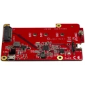 StarTech.com M2 mSATA to USB 2.0 Converter , 88 mm x 56 mm x 1.1 cm, Supports M.2 NGFF SATA SSD, Raspberry Pi PIB2M21