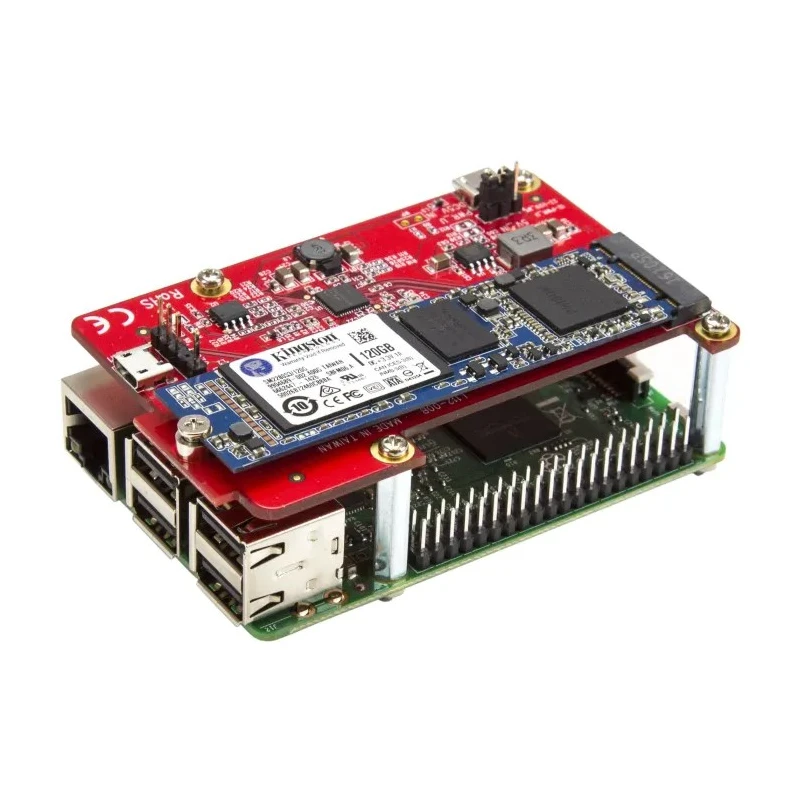 StarTech.com M2 mSATA to USB 2.0 Converter , 88 mm x 56 mm x 1.1 cm, Supports M.2 NGFF SATA SSD, Raspberry Pi PIB2M21