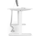 StarTech.com Silver Cable Sleeve Modular Cable Management Spine , Steel & Plastic, Adjustable, Four Channel CMVBMOD