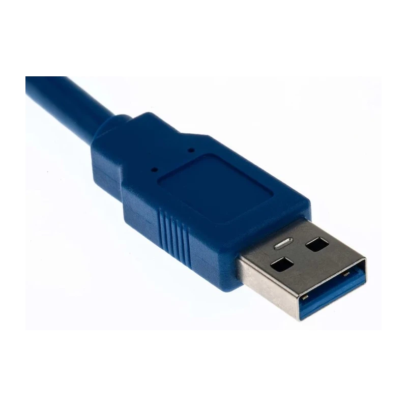 RS PRO USB 3.0 Male Type A to Female Type A Extension Cable, Blue, 2 m 186-3051