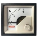 RS PRO Analogue Panel Ammeter 10 A AC, 45 mm x 45 mm, 1% Accuracy, Moving Iron 186-2413