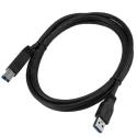 StarTech.com USB 3.0 Male USB Type A to USB 3.2 Type B Cable, 9 Pin, Black, 2m, Polyvinyl Chloride, USB3CAB2M