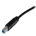 StarTech.com USB 3.0 Male USB Type A to USB 3.2 Type B Cable, 9 Pin, Black, 2m, Polyvinyl Chloride, USB3CAB2M