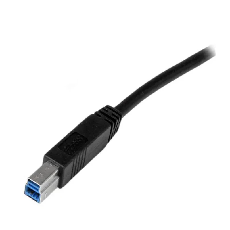 StarTech.com USB 3.0 Male USB Type A to USB 3.2 Type B Cable, 9 Pin, Black, 2m, Polyvinyl Chloride, USB3CAB2M