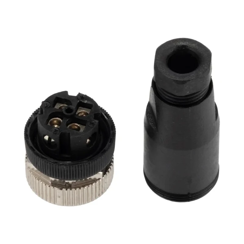 RS PRO M12 Circular Connector 4 Contacts Cable Socket Female IP67 CNF12 Series 250V 4A 186-3096