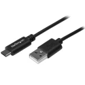 StarTech.com USB 2.0 Male USB Type A to Male USB Type C Cable, Polyvinyl Chloride, Black, 4m USB2AC4M