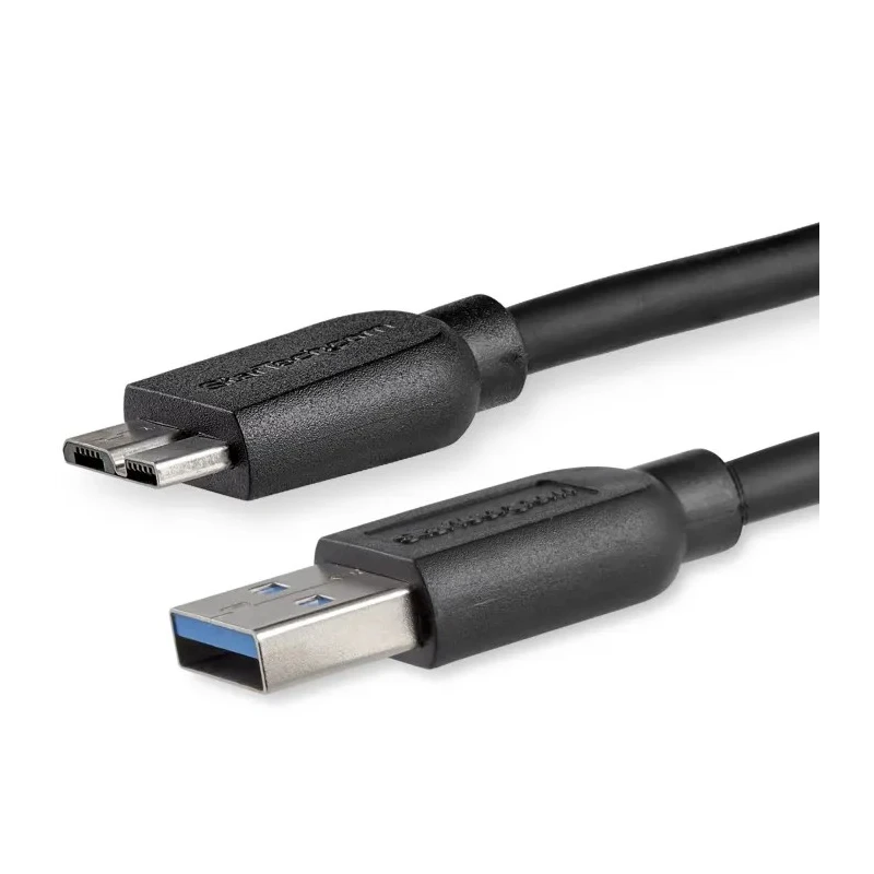 StarTech.com USB 3.0 Cable, Male USB Type A to Male Micro USB Type B, 2m, Black, Polyvinyl Chloride Jacket USB3AUB2MS